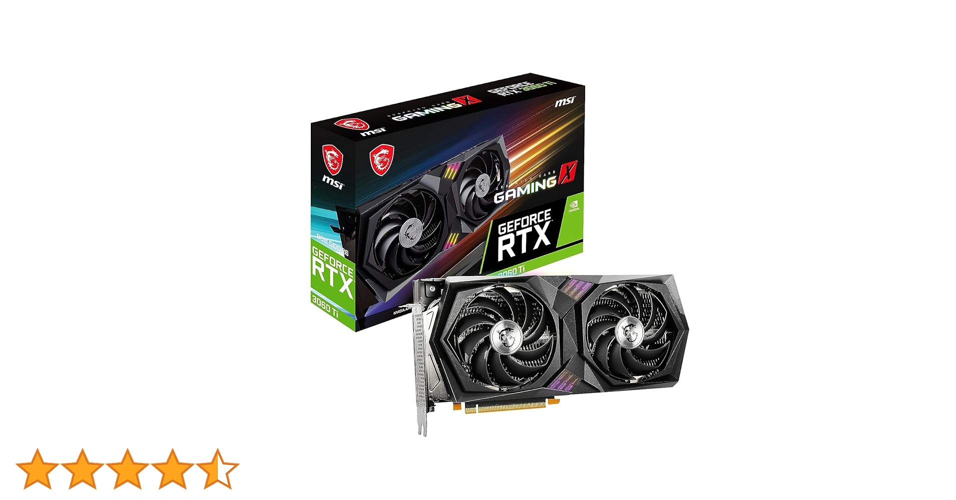 グラフィックボード・グラボ・ビデオカード MSI GeForce RTX 3060 Ti Amazon | 【整備済み品】 MSI GeForce RTX 3060 Ti VENTUS 2X 8G